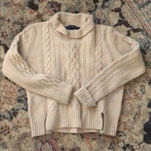 French Connection Cream Knit Sweater